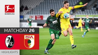 SC Freiburg  FC Augsburg  20  Highlights  Matchday 26 – Bundesliga 202021 [upl. by Jasisa]