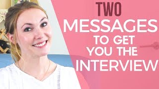 2 Messages to Send Right After You Apply for a Job [upl. by Suivatna]