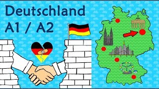 Deutsch A1  A2 Deutschland  Geographie amp Kultur  Learn German Geography amp Culture in Germany [upl. by Larkins504]