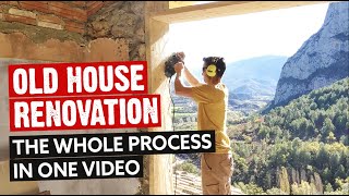 HOW I RENOVATED AN ANCIENT ABANDONED HOUSE  🛠️ Full DIY HowTo Process [upl. by Kosak]