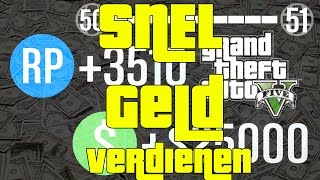 GTA V  Snel geld verdienen Hoe verdien ik geld TOP 5 Manieren  Dutch Commentary [upl. by Adav]