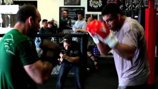 Werdum VS Wanderlei sparring [upl. by Eniretak]