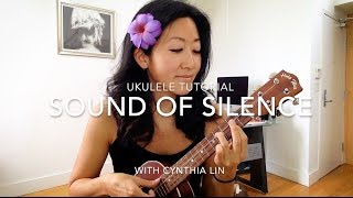 Sound of Silence  Ukulele Fingerpicking Tutorial [upl. by Kala334]