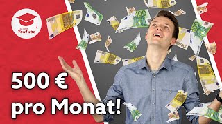 Wie du 500 € pro Monat mit einem kleinen YouTubeKanal verdienst [upl. by Laney501]