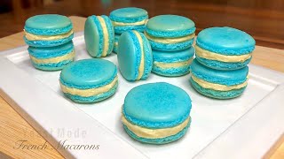 FRENCH MACARONS using All Purpose flour with BUTTERCREAM filling recipe [upl. by La]