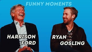 Harrison Ford and Ryan Gosling  Funny Moments [upl. by Danelle]