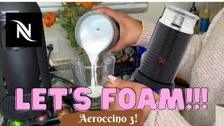 How To Foam Milk With Aeroccino 3 Make Coffee With Foam Tips amp Tricks  Easy Foamed Latte Recipe [upl. by Odraleba241]