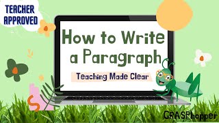 How to Write a Paragraph for Kids Teaching Lesson in English [upl. by Aihsenyt]