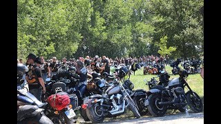 BANDIDOS MC  National RUN Europe  28072017  MasThibert  Camargue [upl. by Eixel]