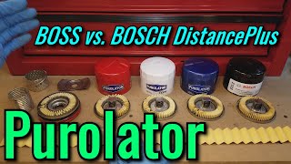 Purolator Oil Filters Cut Open  vs BOSCHFRAM [upl. by Adna]