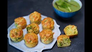 RECETTE SALÉE  MINI MUFFINS LEGUMES ET FROMAGE  VELOUTE ASPERGES [upl. by Recneps]