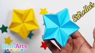 Estrellas de Origami  Paso a Paso  Decora con ellas  Origami Stars [upl. by Conlen182]