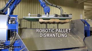 Robotic Pallet Dismantling [upl. by Asen]