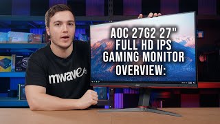 AOC 27G2 27quot Full HD IPS Gaming Monitor Overview [upl. by Nidya]