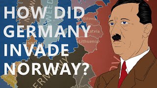 How Did Germany Invade Norway I WW2 Animated [upl. by Afra393]