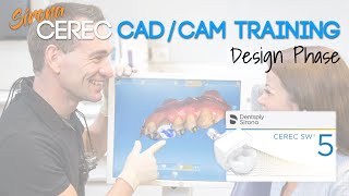 Sirona CEREC 513 CADCAM Dental Training  Design Phase [upl. by Drewett]