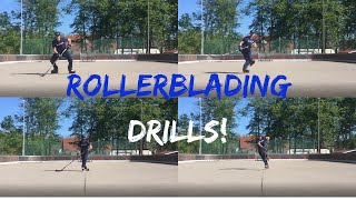 Skating Drills on Rollerblades Part 1 Edgework [upl. by Sidoma]