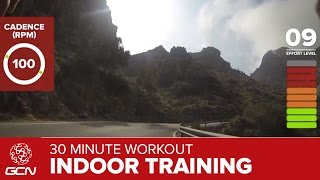 30 Minute Workout  Indoor Cycling Hill Climb Training [upl. by Alodi]