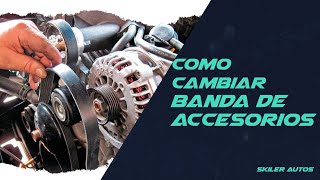 COMO CAMBIAR LA BANDA DE ACCESORIOS [upl. by Nilyak]