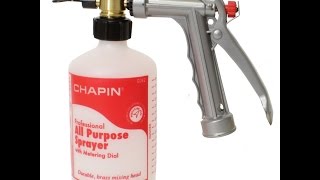 Review Chapin G362 Professional All Purpose Hose End Sprayer with Metering Dial [upl. by Lynne]