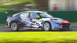 2021 Hyundai Elantra N TCR in action at Monza Circuit Accelerations Sound amp Turbo Noises [upl. by Eolcin]