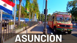 ASUNCIÒN Walking Tour Paraguay 🇵🇾 4K Videowalk in Paraguay [upl. by Fatima159]