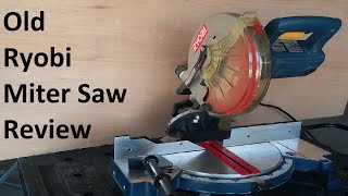 Ryobi 10 inch Compound Miter Saw Review Model TS1340 [upl. by Akirat]