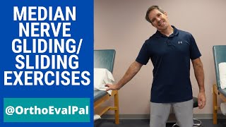 Median Nerve GlidingSliding Exercises [upl. by Bendick963]