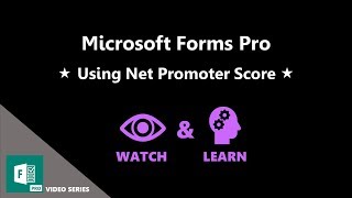 Using Net Promoter Score  Microsoft Forms Pro [upl. by Cinelli]