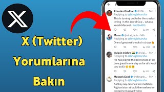 X Twitter Yorumlarını Nasıl Görürüz [upl. by Eniamat]