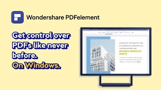 Introducing AllNew PDFelement 8 for Windows [upl. by Vasiliu223]