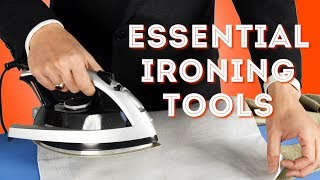 Essential Ironing Tools  Part I  How To Iron Like A Pro At Home  Gentlemans Gazette [upl. by Elga]