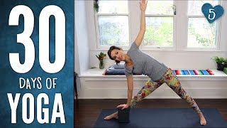 Day 5  FEEL ALIVE FLOW 30 Days of Yoga [upl. by Benkley]