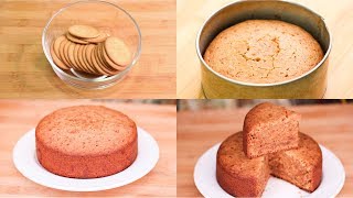 MARIE BISCUITS CAKE IN COOKER I EGGLESS amp WITHOUT OVEN [upl. by Cheatham]