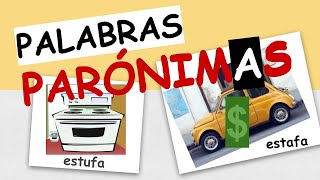 Palabras PARÓNIMAS l tema explicado [upl. by Zanas213]