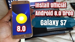 Samsung Galaxy S7 S7 Edge Install Official Android 80 Oreo Update [upl. by Nohtan]