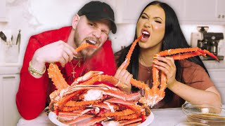 COOKING CRAB LEGS 101 🦀🔥 READY UNDER 10 MINUTES [upl. by Jangro]