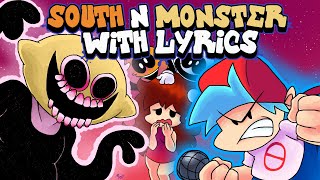 South amp Monster WITH LYRICS By RecD  Friday Night Funkin THE MUSICAL Lyrical Cover [upl. by Benedicta]