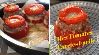 Ma Recette de Tomates farcies Facile et Délicieuse [upl. by Eenal]