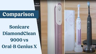 Sonicare DiamondClean 9000 vs OralB Genius X UK [upl. by Nur]