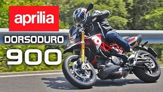 Aprilia Dorsoduro 900 2018 Prueba a fondo [upl. by Ainslie]