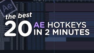 20 After Effects Hotkeys in 2 Minutes [upl. by Mandy]