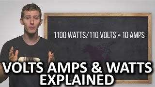 Volts Amps and Watts Explained [upl. by Yole]