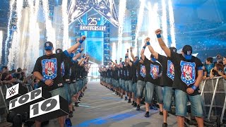 20 Greatest WrestleMania Entrances WWE Top 10 Special Edition [upl. by Toddy]