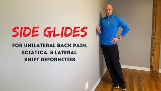 Mckenzie method exercises for back pain sciatica amp lateral shift  The side glide [upl. by Chesney]