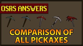 OSRS Answers  Whats the difference between Pickaxes [upl. by Lonni]