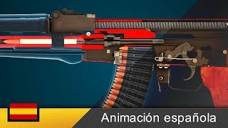 ¿Cómo funciona un AK47  Avtomat Kalashnikova [upl. by Hillman]