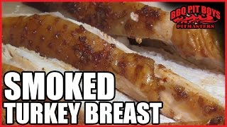 How to Smoke Turkey Breast  Recipe [upl. by Nnylrebma]