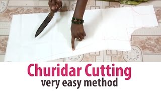 Churidar Cutting sudidhar Chudidar Lining top part12 tailoring classes [upl. by Ellecrag412]