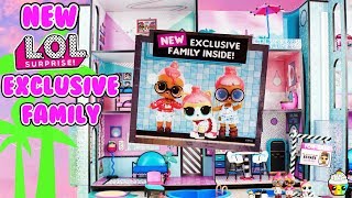 LOL Surprise House NEW Exclusive Family New House Cupcake Kids Club [upl. by Yesdnik]